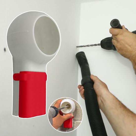 Hole Saw Dust Bowl Drill Dust Catcher with Collection Box Hole Saw Dust Collection Bowl for Ceiling Cutting Work And Drilling Works