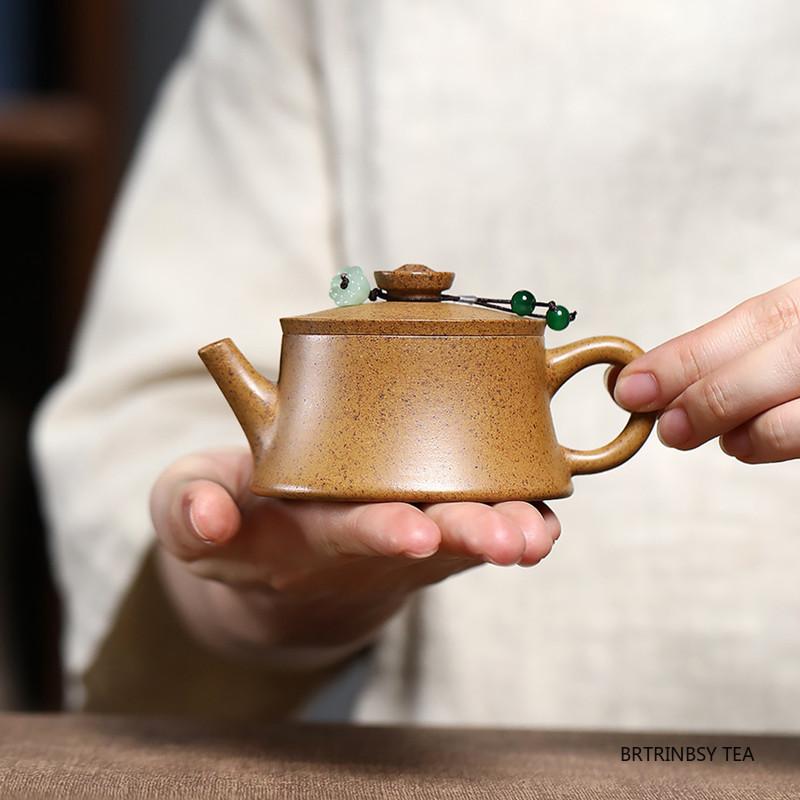 90ml Chinese Yixing Purple Clay Teapot Household Small Capacity Kettle Tradition Beauty Zisha Tea Pot Tea Set Handmade Teaware