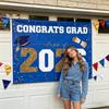 Congrats Grad 2026 Graduation Party Decoration Banner Class of 2026 Graduation Celebration Banner 180x120cm