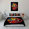 Red lips with fangs Bedding sets Duvet cover sets Duvet covers Pillowcases(1*Duvet Cover 2*Pillowcases without duvet insert)