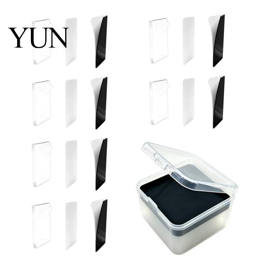Transparent Acrylic Fridge Magnets 5/6/8/10/15/20/24 Sets DIY Magnet Kit, Square Refrigerator Photo Holder with Adhesive Backing, Clear Picture Making