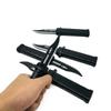 Classic Magic Toy Creativty Simulation Dagger Fun Spring Plastic Knife Retractable Scar M9P1