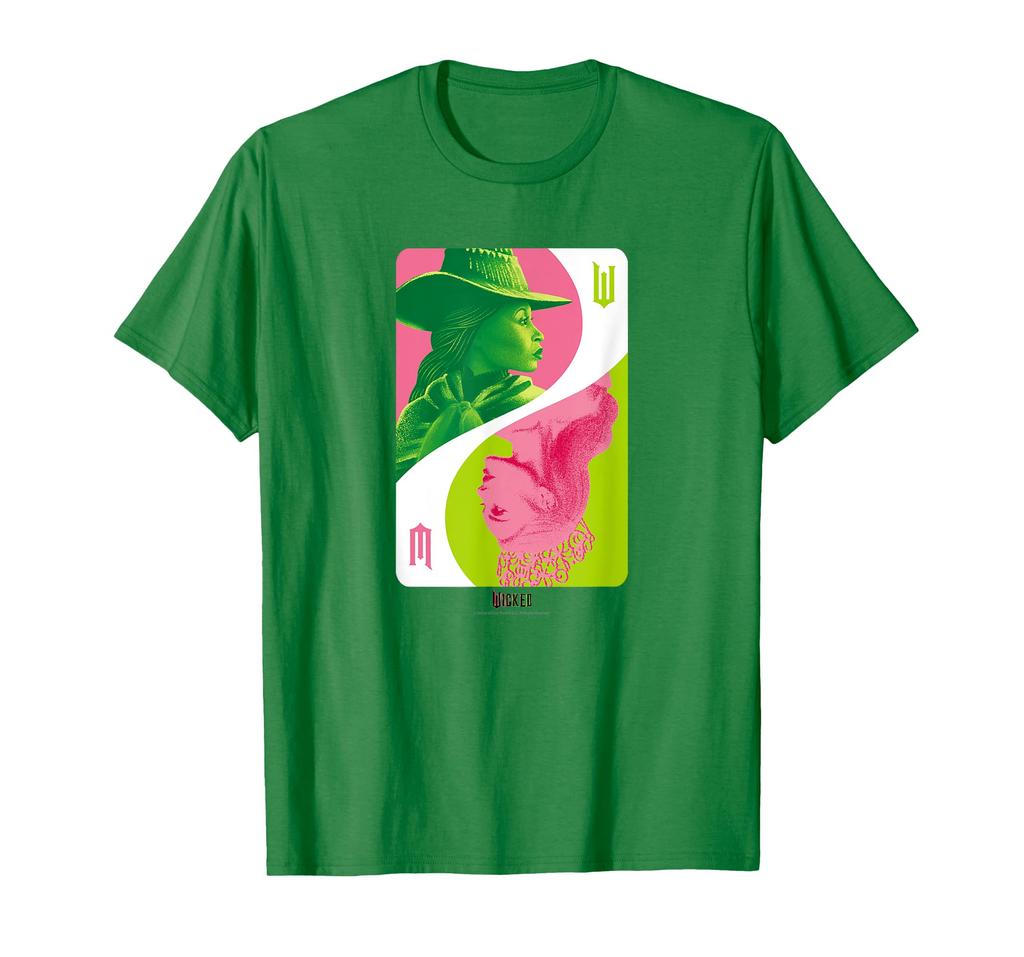 WICKED CARD STYLE ILLUSTRATION (Green) T-shirt