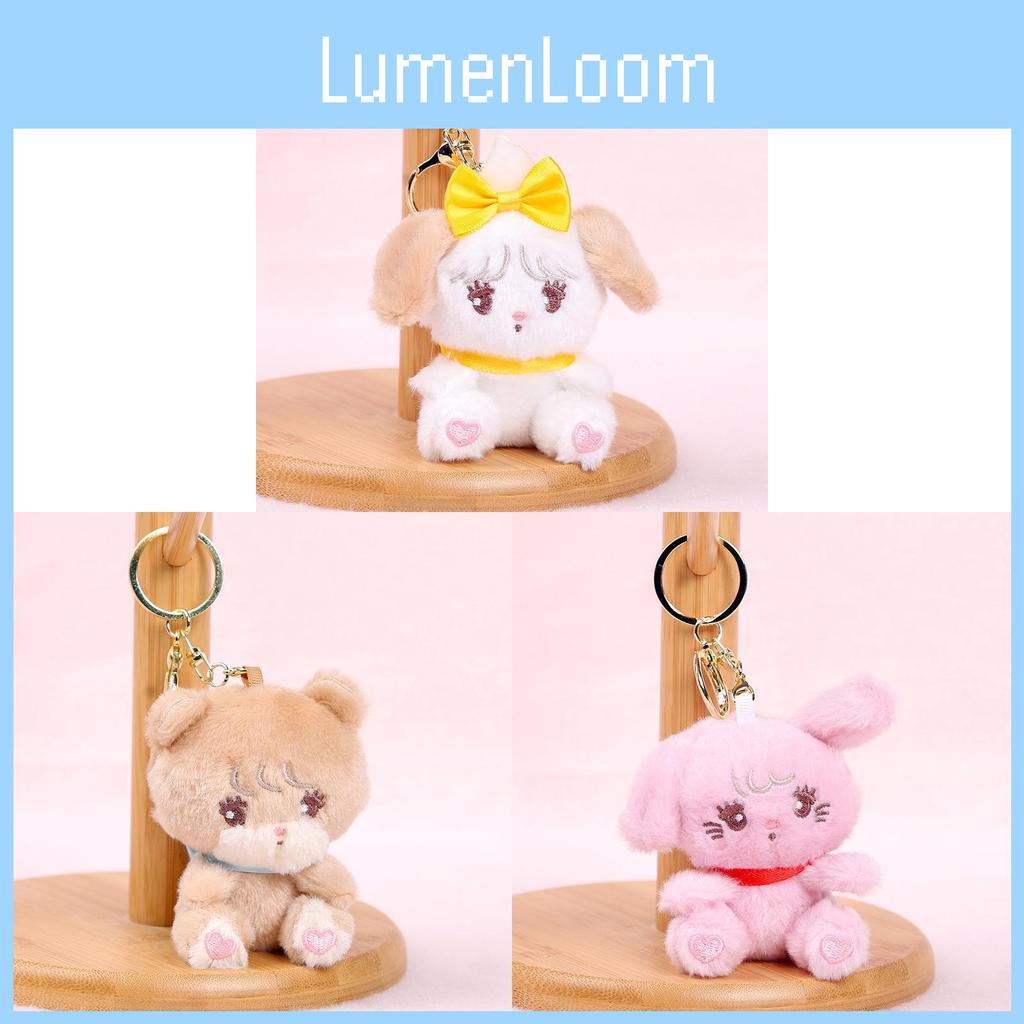 Plush Dog Keychain Pendant Animal Plush Toy For Bags And Gifts