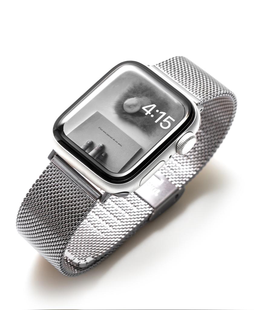 Nuateu [3Color] Milanese Loop Clip Metal Strap Compatible With All Apple Watch Models 11/10/9/8/7/6/5/4/Se3/Ultra 3