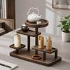 Teaware Display Stand MultiLevel Tiered Tabletop Rack Compact for Tea Lovers,