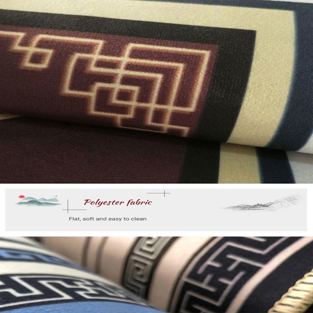 European Style Luxury Long Corridor Carpet Red Carpet Non-slip Stair Floor Mat Customizable Wedding Hall Passageway Corridor Rug