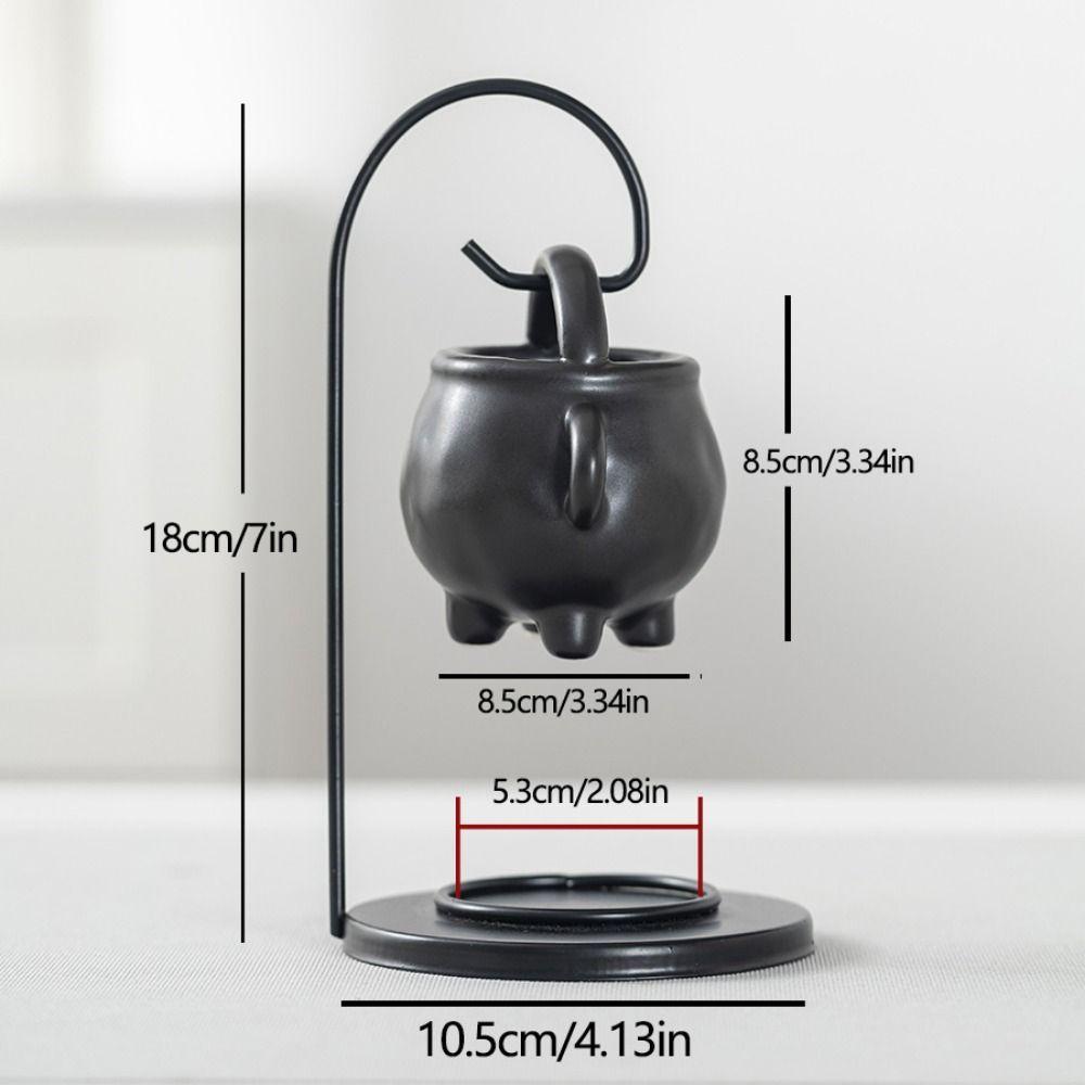 Moon Aromatherapy Stove Hanging Design Tealight Holder Decorative Essential Oil Burner  SPA Use