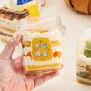 50Pcs Disposable Pudding Cups Square Dessert Boxes  for Holding Ice Cream Jelly Yogurt and Mousse