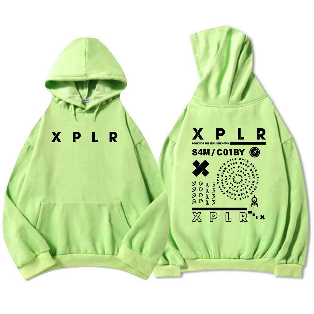 Hip Hop Streetwear Sam and Colby Xplr-r Hoodies Grafische Kleidung Heavy Mental Fashion Unisex Sweatshirts Weicher Kapuzenpullover Herren Hoodie