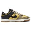 Nike Dunk Low Día De Muertos Women Sneakers Gold Black Khaki FQ8148-010