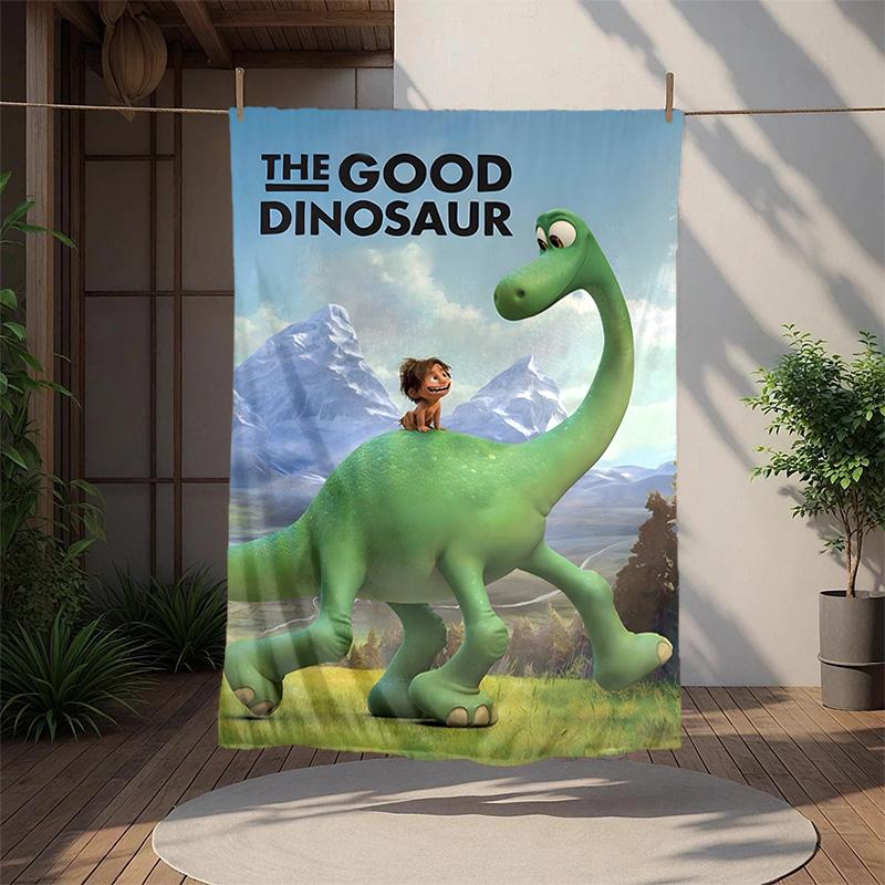 Good Dinosaur Flannel Blanket Soft Warm All-Season Throw, Design for Camping, Car Travel, Hiking Sofa, Bed, Office Perfect Gift for Parties