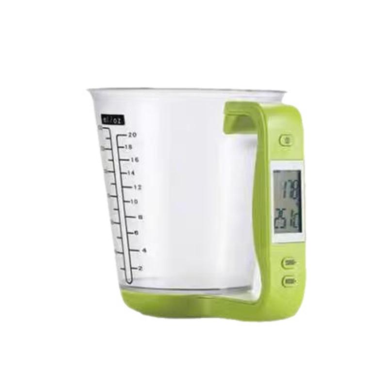 Durable materials Digital Scale and Measuring Cup with Clear LCD Screen for Easy Reading Any Kitchen