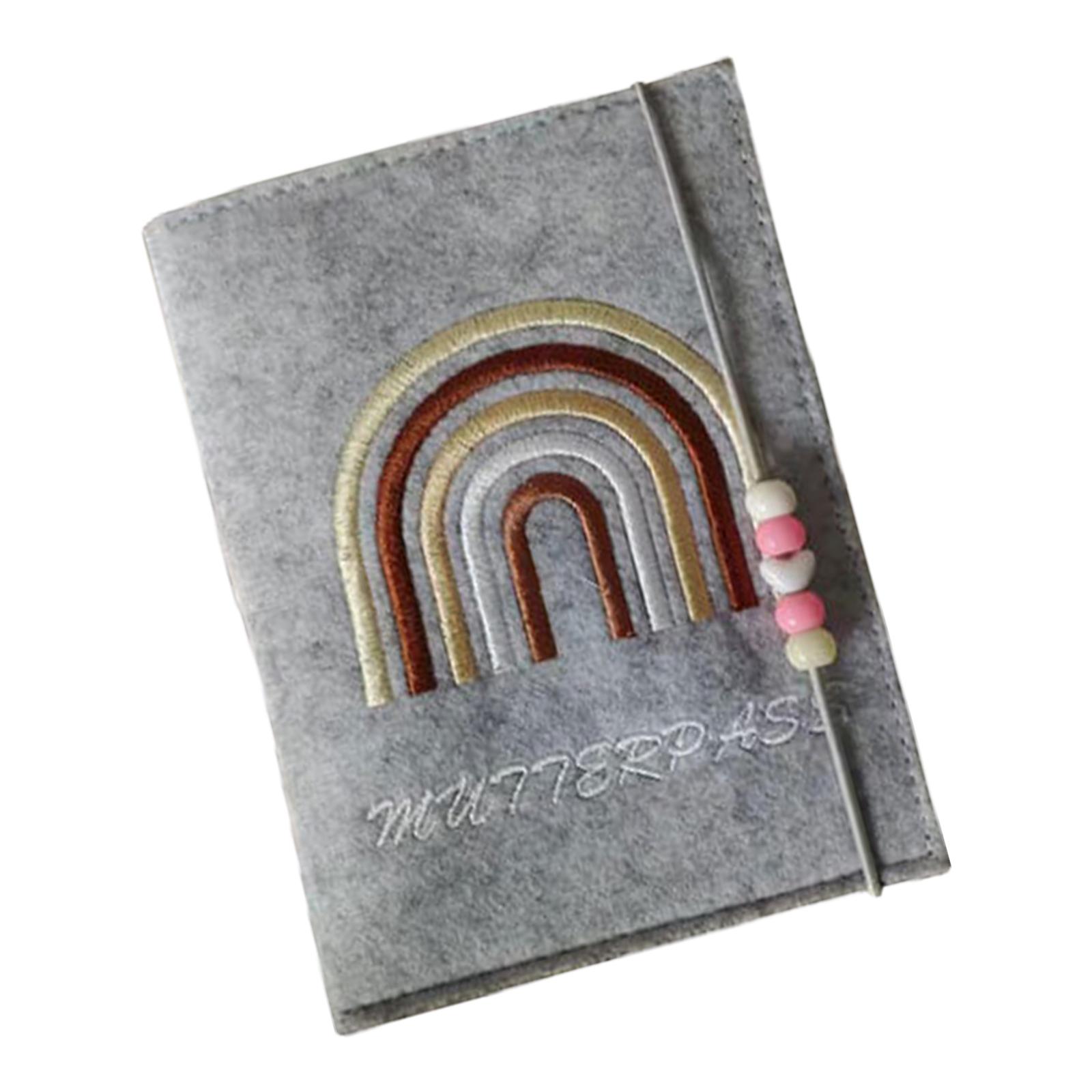 

Фетровый держатель для документов для беременных, отделение для УЗИ-снимка, место для хранения немецкого паспорта, карт вакцинации и страхования E