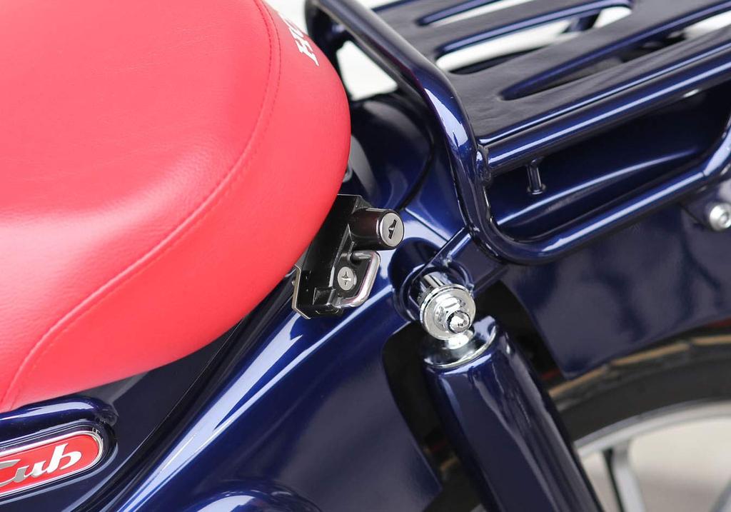 Kijima Motorcycle Bike Parts Helmet Lock Super Cub C125 HONDA (Black) 303-1596