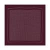 Simple Korean 71 imitation silk women's neck silk scarf, personalized burgundy polka dot cashew flower square scarf