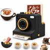 3D Printed Latte Art Camera One‑Touch Coffee Printer with 8 Stencil Cards Miniature Instant Camera DIY Coffee Stencils Latte Art