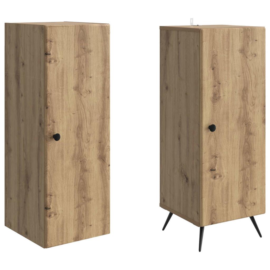 Cabinet Set 2 Pcs Particle Board