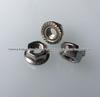 Color-Plated Stainless Steel 304 Hex Flange Nut with Anti-Slip Patterned Teeth DIN6923