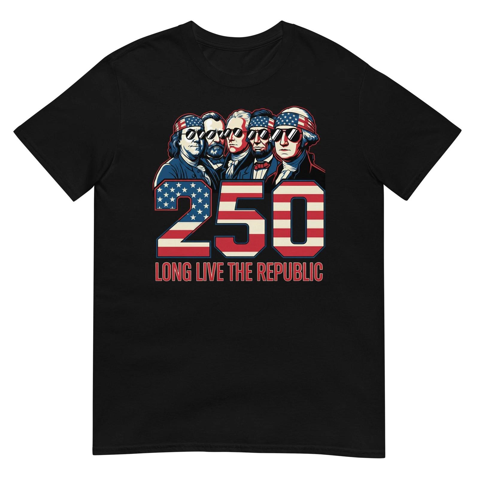 Long Live The Republic USA 1776 2026 Founding Fathers L