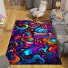1pz Tappeto Design Onde Fantasy - Morbido, Antiscivolo e Durevole Decorazione per Stanza dei Giochi per Camera da Letto