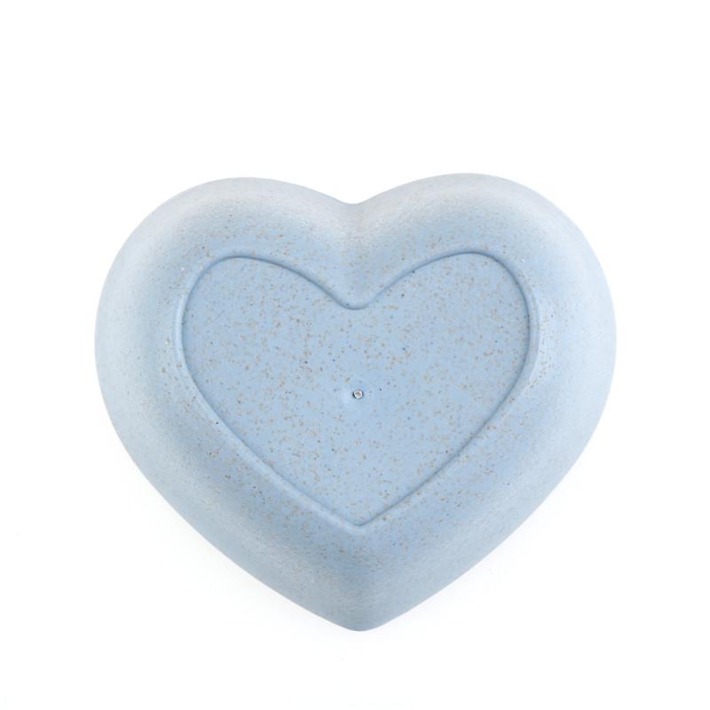 Srdce ve tvaru ovoce svačinka omáčka miska dětské krmivo nádoba na jídlo nádobí večeře talíře