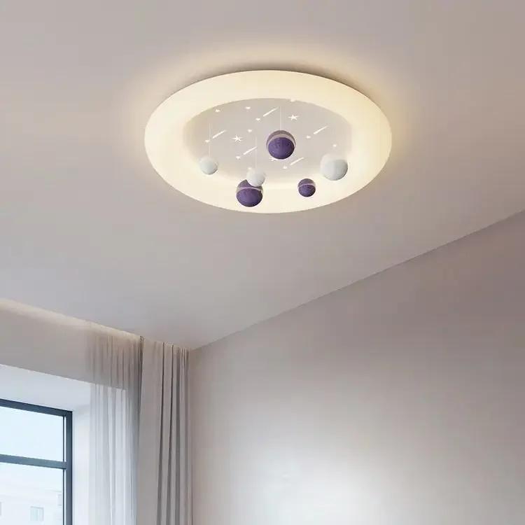 Children's Room Ceiling Lights Cream Style Cloud  Light Romantic Warm Baby Room Princess Room Boy Girl Bedroom Ceiling Lamps