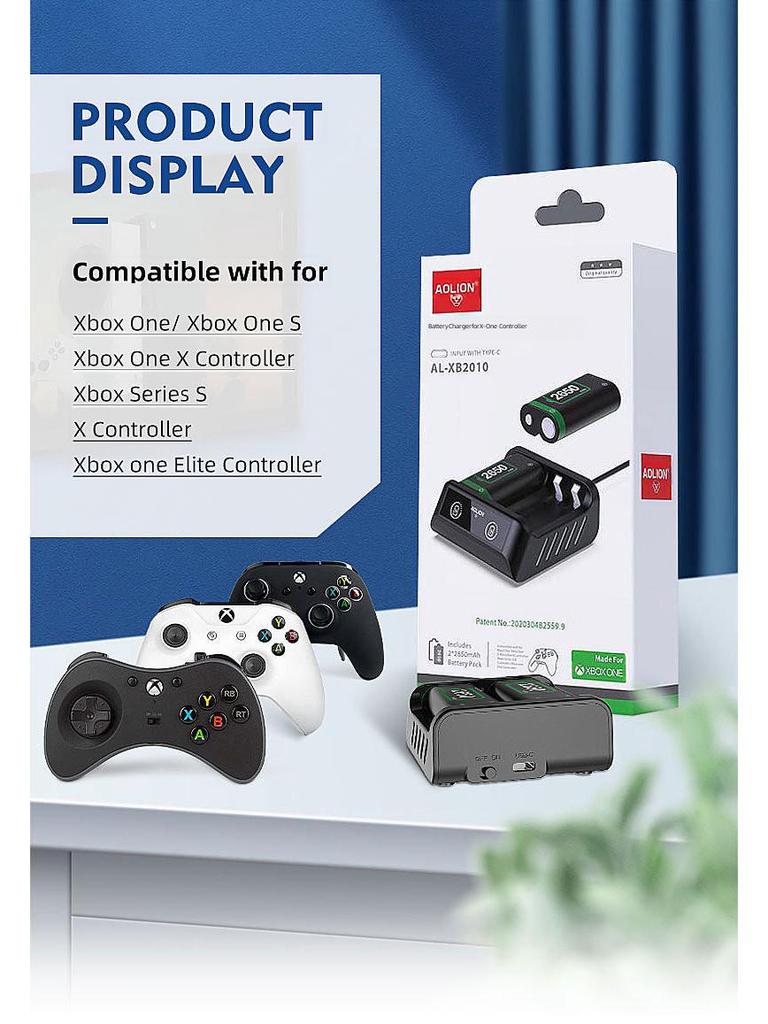 Xbox Controller Battery Set for Xbox One and Series X/S