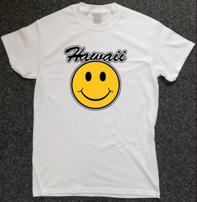 Hawaii Smiley Face T Shirt and Kids Tshirt Unisex Style 100% Cotton