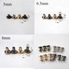 DIY 10 pcs 5/6.5/8mm DIY Clothes/Bag/Shoes Cloth Button Leather Craft Strap Rivets Screw Solid Nail Bolt Round Head Screws
