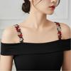 Adjustable Floral Bra Straps with Lace Trim Flower Lingerie Strap Fashion Underwear Strap  Women