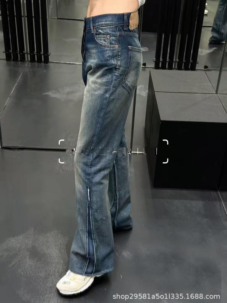 2025 Autumn Retro American Drape Micro-Flare Women's Jeans