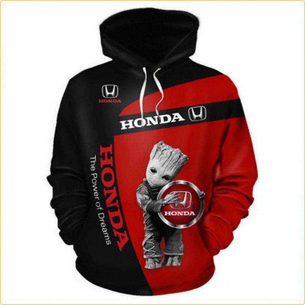 Sudadera con capucha Honda para hombre, sudadera con estampado 3D para motocicleta, moda para deportes al aire libre,