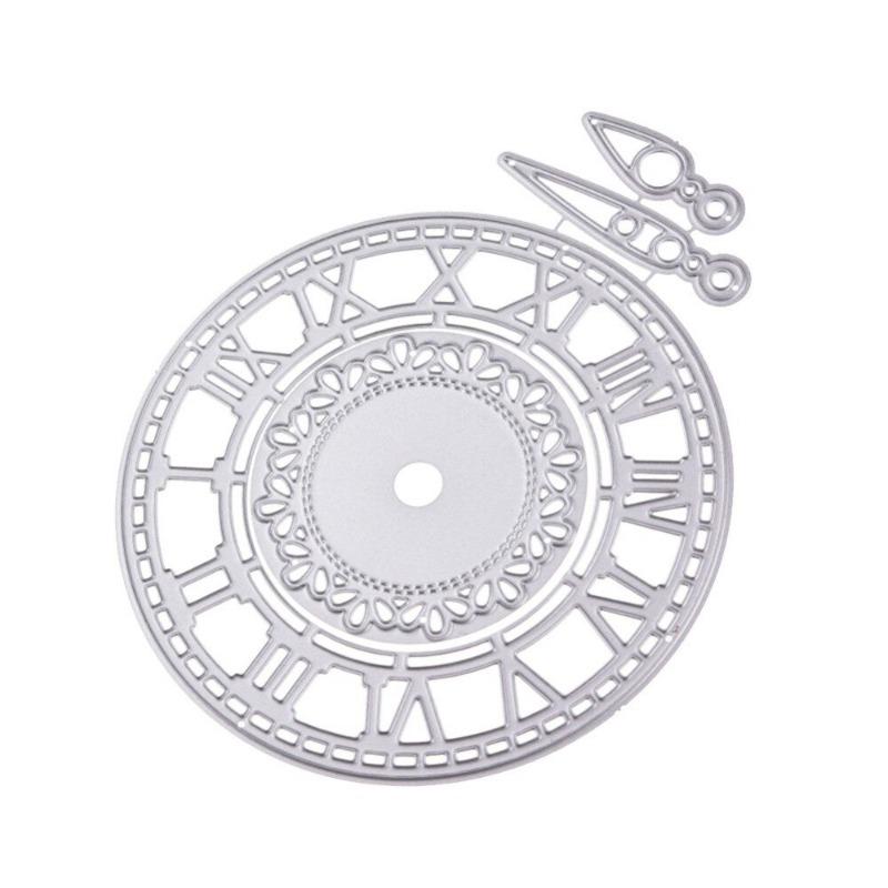 Clock Metal Cutting Dies Watch Frames Cut Die Mold Scrapbook Paper Craft Knife Mould Blade Punch Stencil Stamps and Dies