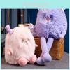 Small Monster Plush Toy Cartoon Big-eyed Monster Long-haired Doll Red Book Same Style Doll Pillow