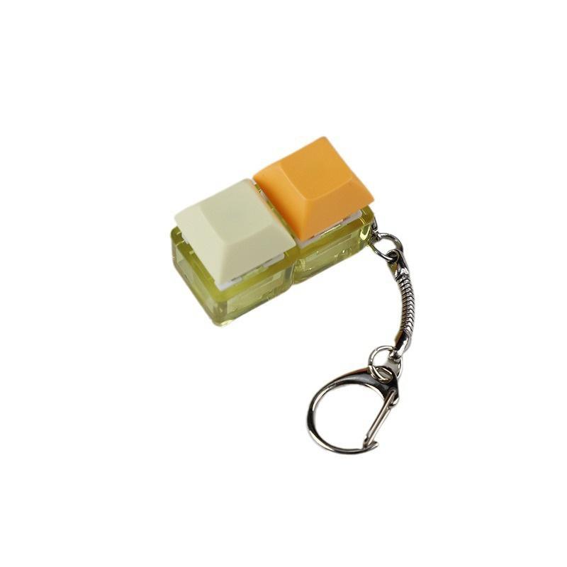 4-Keys Mechanical Keyboard Key Toy Keychain Party Stress Relief Diy Fidget Button Keycap Fidget Keyboard Toys Finger Keyboard