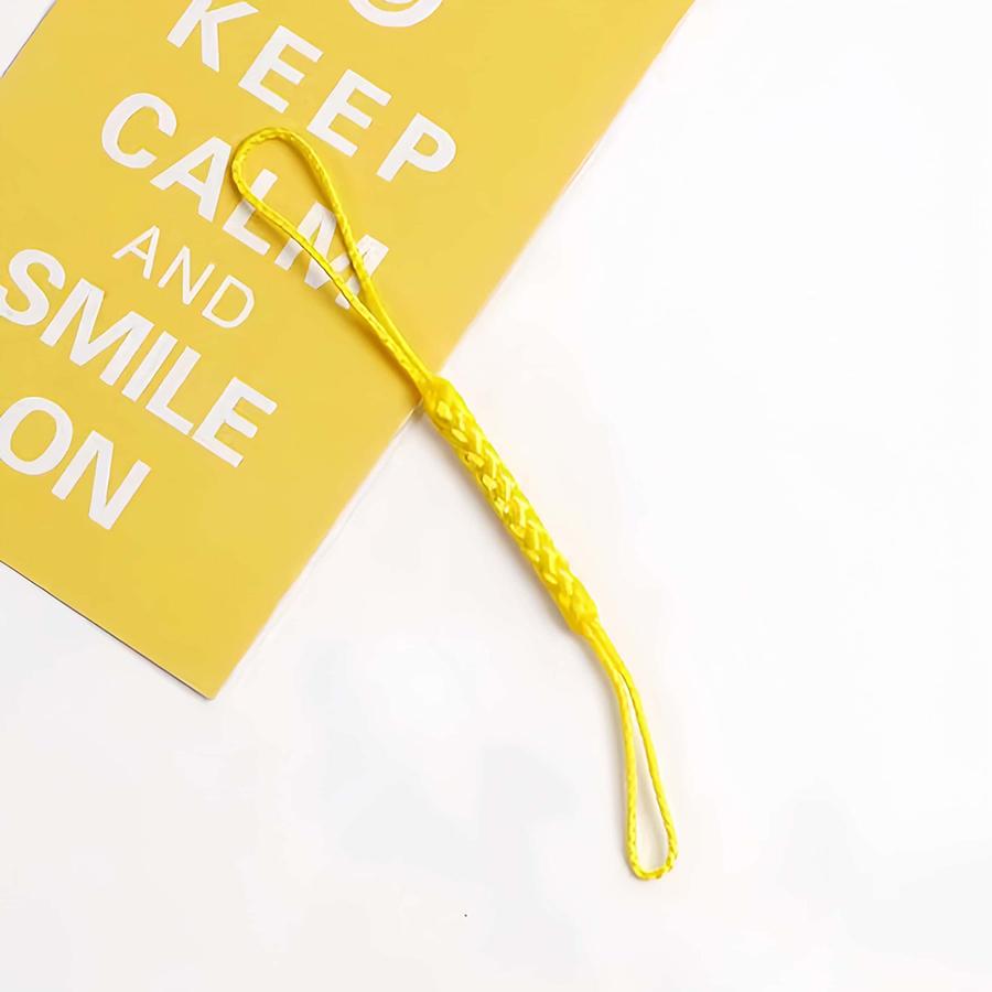 10PCS Double Ended Phone Rope Key Chain Lanyard Hand Knitted Phone Strap Braided Pendant Charms Phone Cord Keychian Accessories