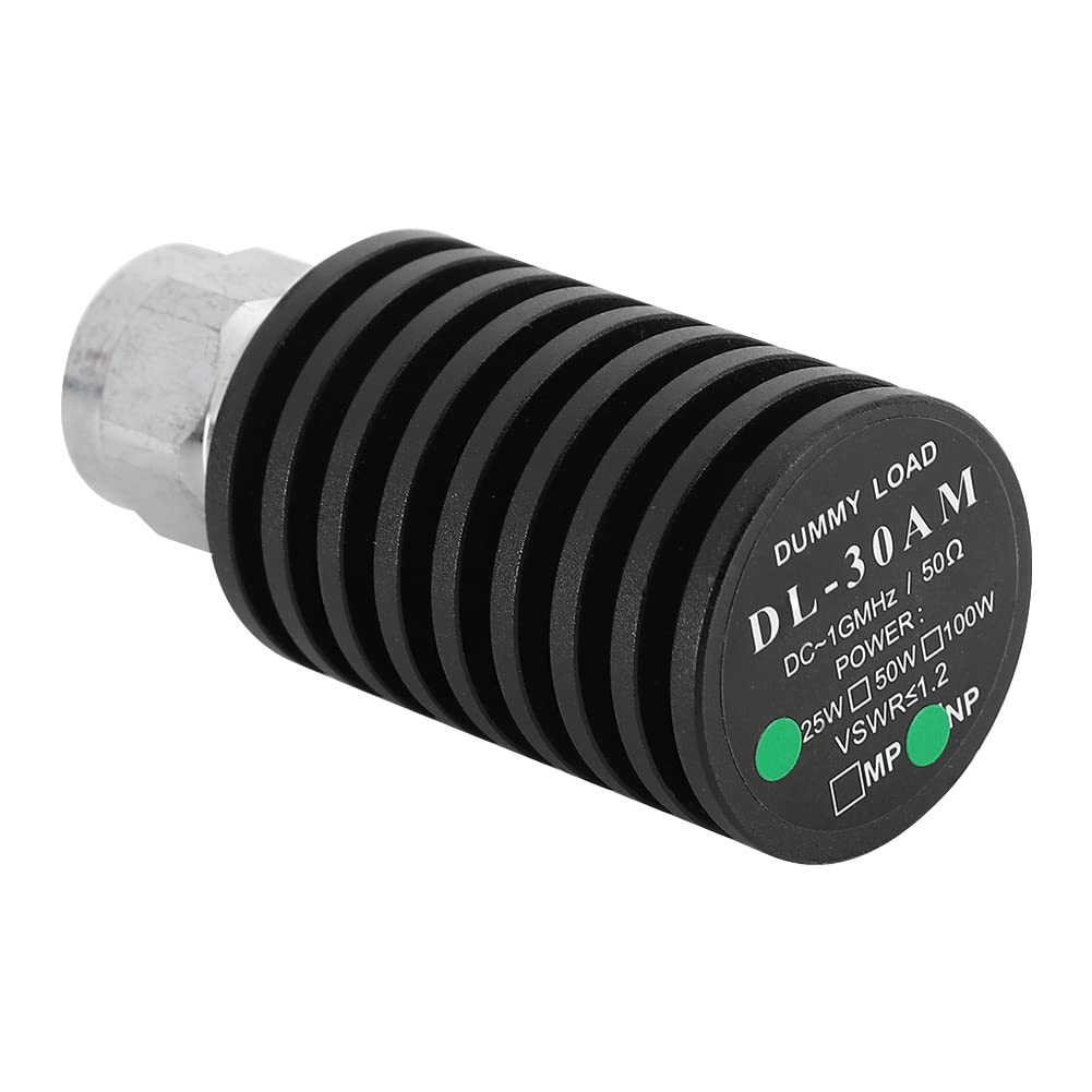 Antenna Dummy Load 50 Ohm Dummy Load DL 30A Antenna Dummy Load 1GHz 15W 50 Ohm Coaxial Terminator Test Radio (N Type)