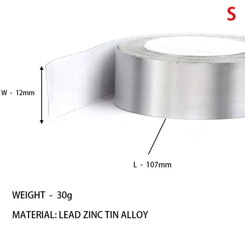 

Weights Golf Lead Tape Weight Self-Adhesion For Wood Iron Putter Wedge Clubs 12*107MM