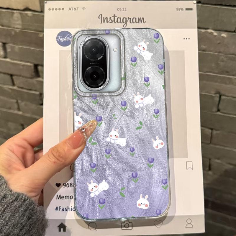 Cartoon Cat Dolphin Girls Case For Xiaomi Redmi 14C 13C 10 9A 9C Note 14 13 12 11 10S 9 8 Pro Plus A5 A4 A3 A2 A1 Fundas Cover