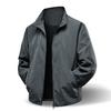Mens Lightweight Windbreaker Jacket With Stand Collar Hooded Outdoor Running Cycling Casual Sport Coat