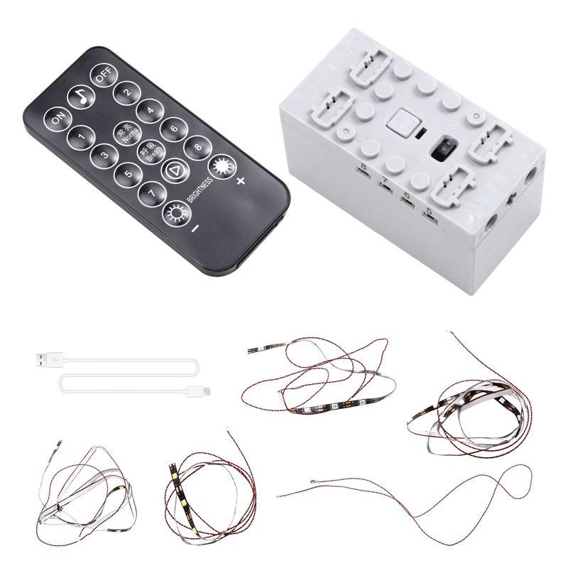 

Fresh LED Light Kit Remote& USB Power For Legos PAC-MAN Arcade 10323, DIY Decorative Lamp Set, Model Not Included
