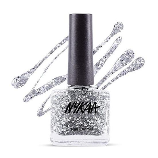 

Гель-лак Nykaa, с мерцающим финишем, 227 Silver Snow, 9 мл