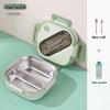 Korean Style 304 Stainless Steel Insulated Lunch Box for Men, Women, Students, and Office Workers
