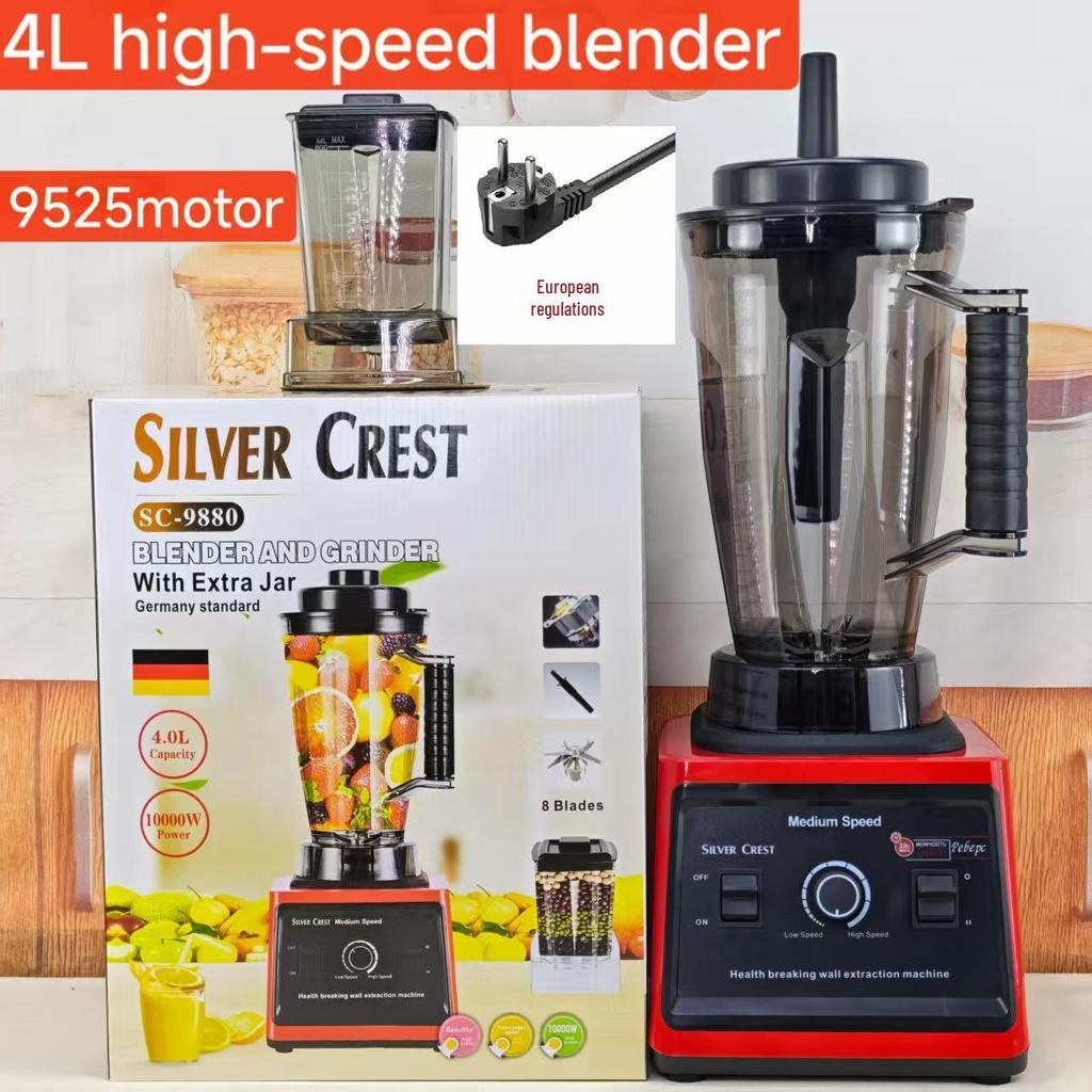 Stainless Steel Multi-Function Blender: Juicer, Meat Grinder & Food Processor with Large Capacity