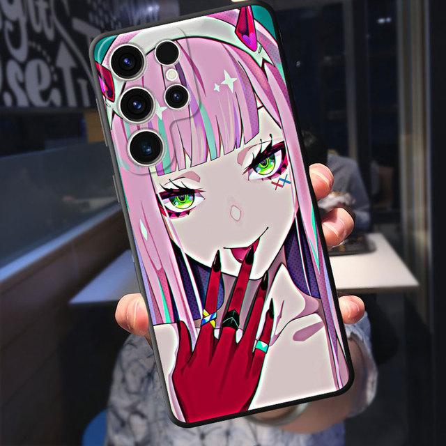 Husa Anime Zero Two Darling pentru Samsung Galaxy S23 Ultra 5g S21 S8 S7 S22 Plus S20 Fe S10 S9 S10e Tpu Husa moale Funda Coque