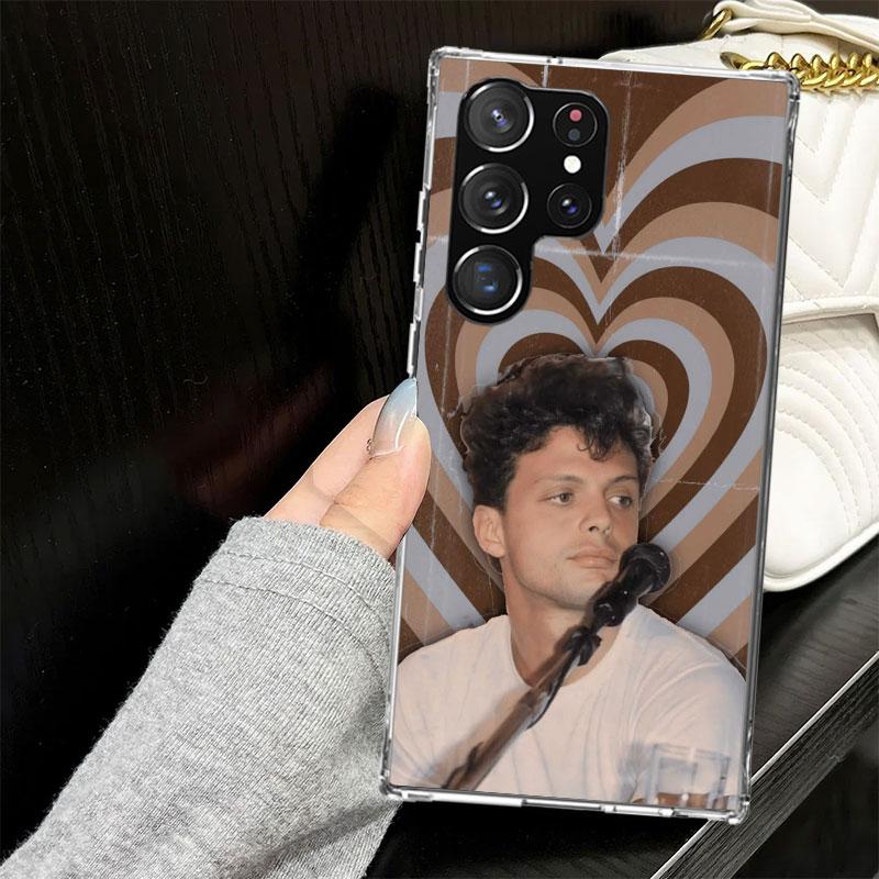 L-Luis M-Miguel Singer Case for Samsung Galaxy S25 S24 S23 S22 Ultra Soft Phone Cover S25 Edge S21 Plus S20 FE S10 + Black Cover
