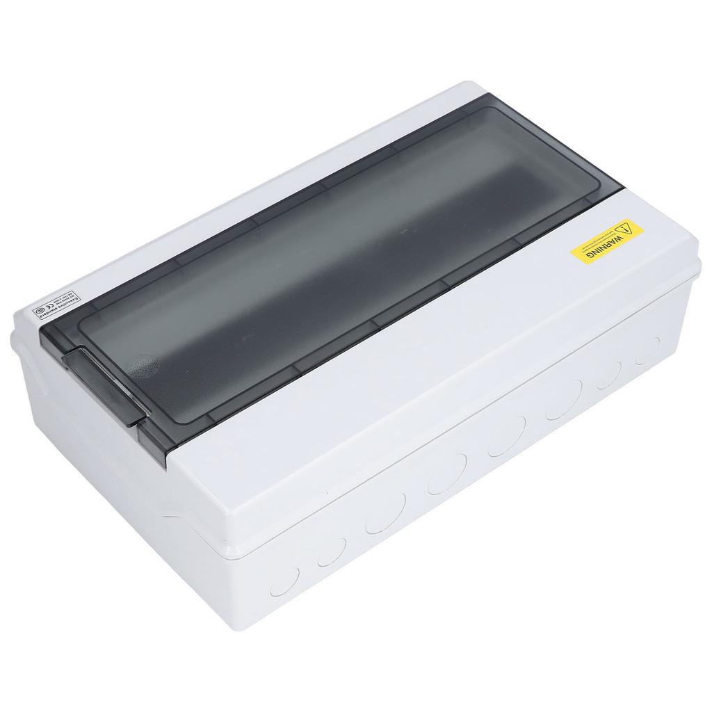 Distribution Protection Box 18 Way DIN Rail Outdoor IP66 Waterproof Transparent Junction Case