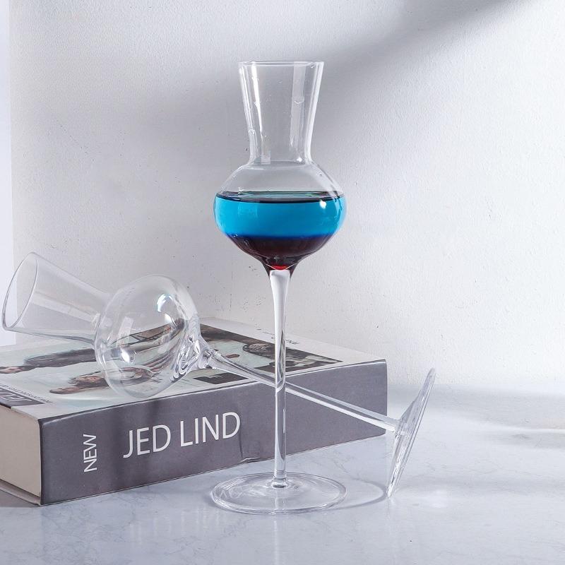 Vintage Crystal Glass Snifter Whiskey Cup Creative High-end Home Bar Tasting Glass