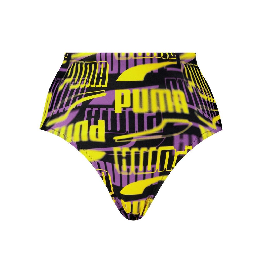 Puma Womens/Ladies Abstract High Waist Bikini Bottoms